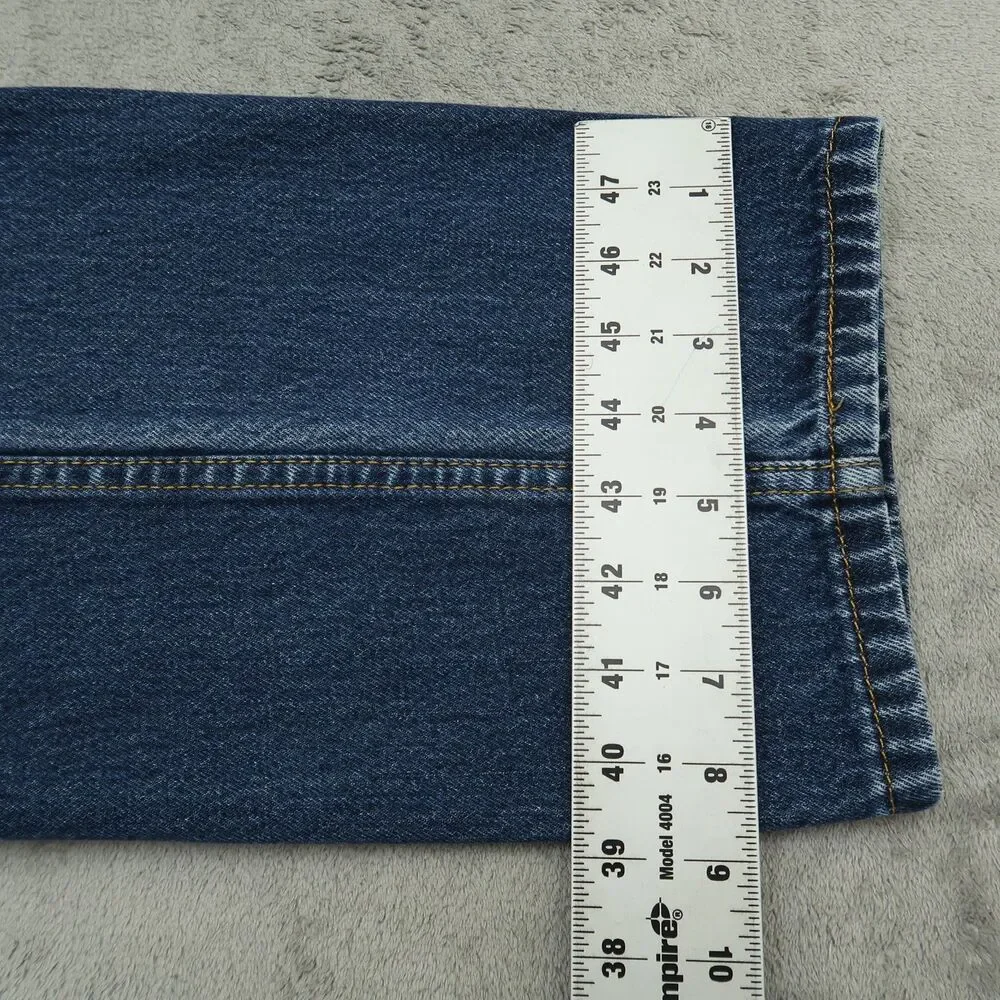 Levi's 505 Jeans Mens Size 38x34 Blue Regular Straight 100% Cotton Denim